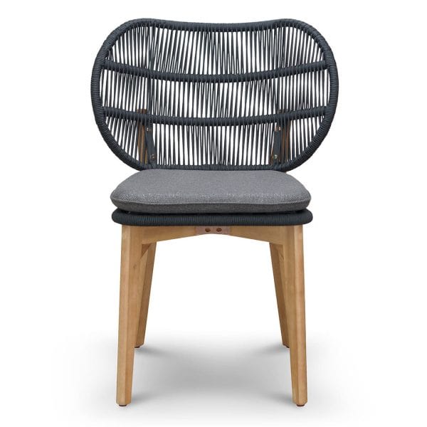 OLE Outdoor Dining Chair - Anthracite Grey Cushion (Set of 2) - Image 3