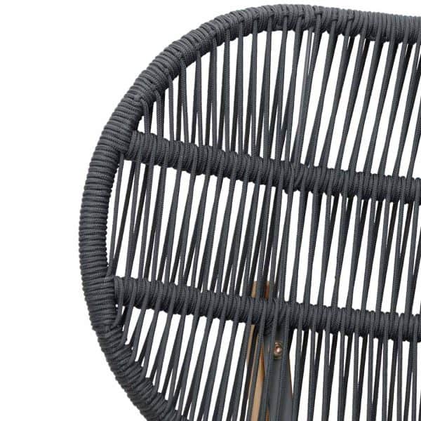 OLE Outdoor Dining Chair - Anthracite Grey Cushion (Set of 2) - Image 4