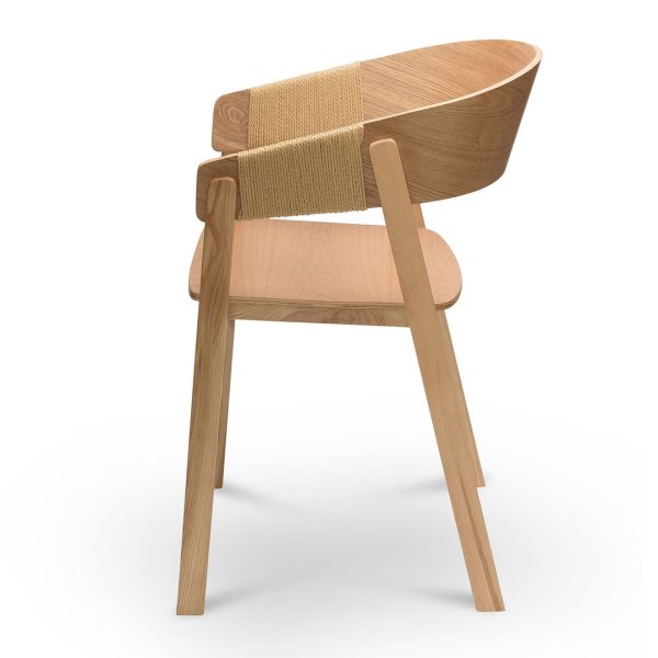 LUCAS Dining Chair - Natural (Set of 2) - Image 5