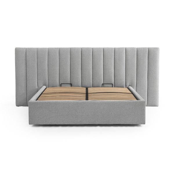 SIRIANA Wide Base Queen Bed - Spec Grey - Image 4