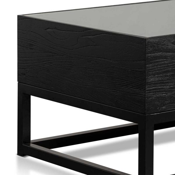 PABLO Elm Coffee Table - 1.2m Black - Image 3