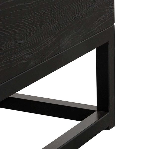 PABLO Elm Coffee Table - 1.2m Black - Image 5