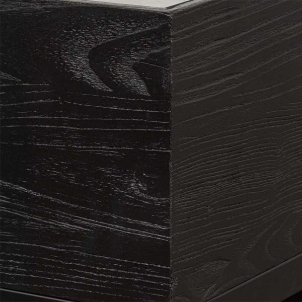 PABLO Elm Coffee Table - 1.2m Black - Image 4