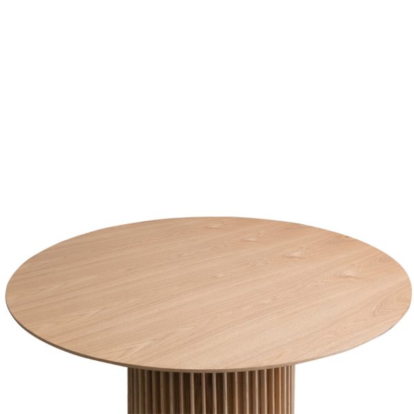 MICHAL Round Dining Table - 1.2m Natural - Image 2