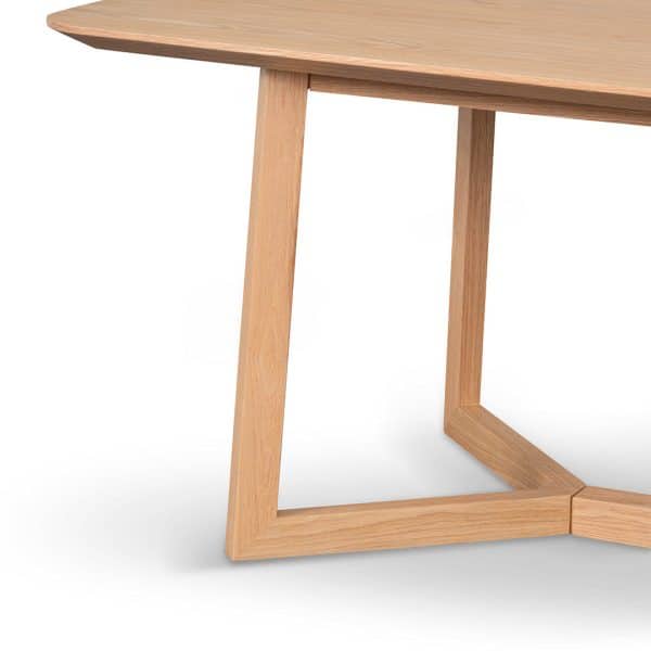 ANCHOR Wooden Dining Table - 2.4m Natural - Image 4