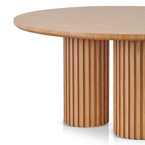 DILLAN Round Dining Table - 1.5m Natural - Image 5
