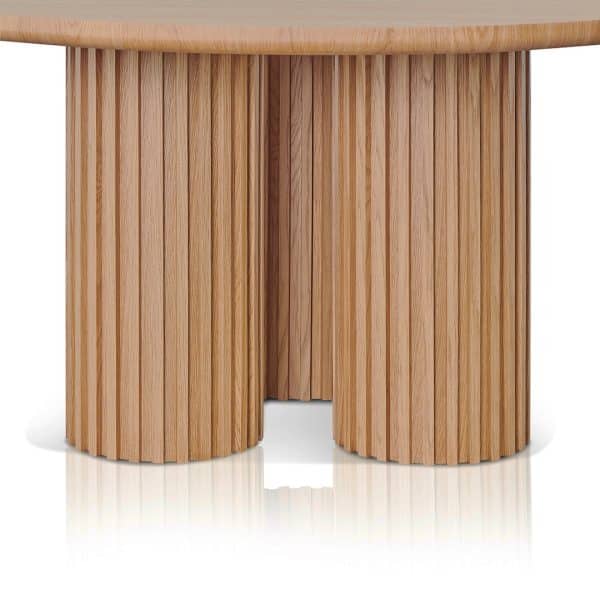 DILLAN Round Dining Table - 1.5m Natural - Image 3
