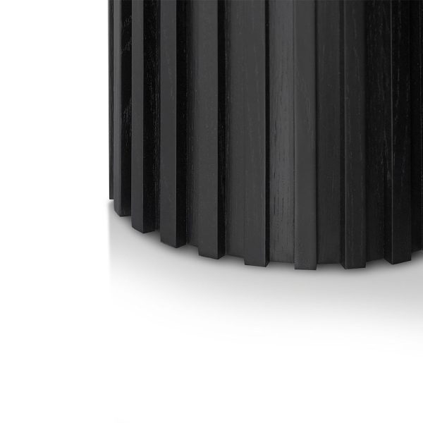 DILLAN Round Dining Table - 1.5m Black - Image 4