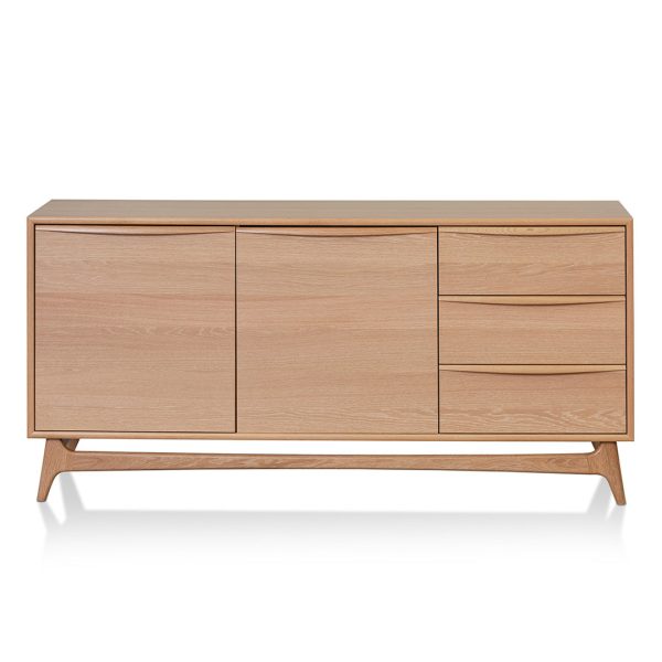 AMPARO Sideboard with Drawers - 1.6m Natural Oak - Image 2