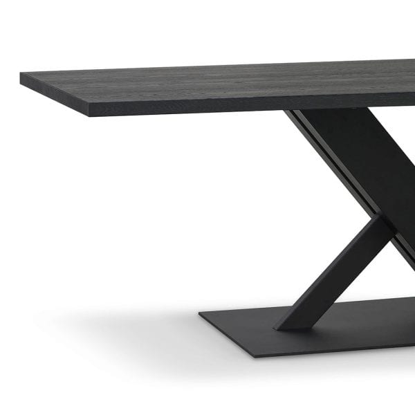 PILAR Dining Table - 2.2m Black - Image 4