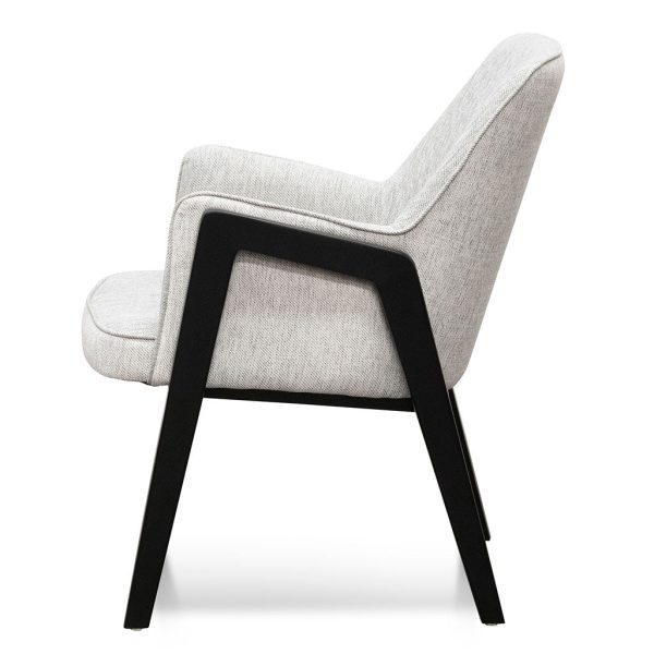 RIHANNA Arm Chair - Silver Grey - Image 3