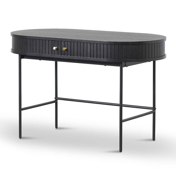 KARMEN Home Office Desk - 1.2m Black - Image 3