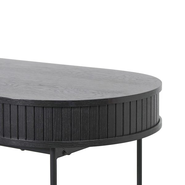 KARMEN Home Office Desk - 1.2m Black - Image 7