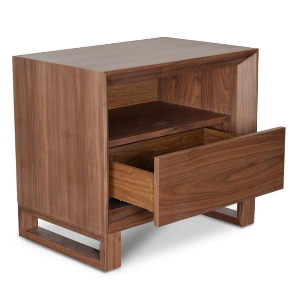 SILIA Bedside Table - Walnut - Image 4
