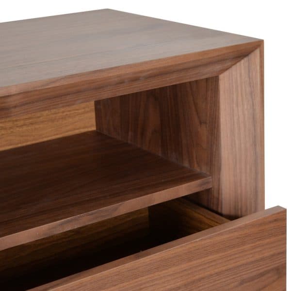 SILIA Bedside Table - Walnut - Image 8