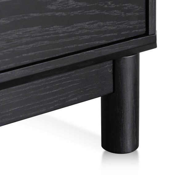 HALLIE 3 Drawers Dressing Table - Black Oak - Image 10