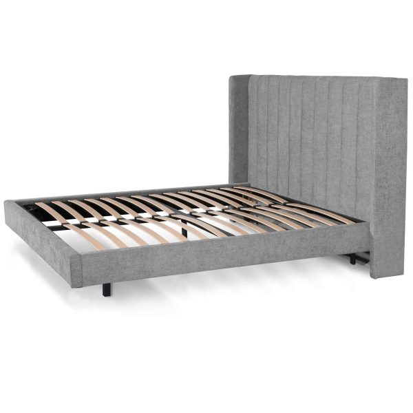 INGEMAR Queen Bed - Flint Grey - Image 5