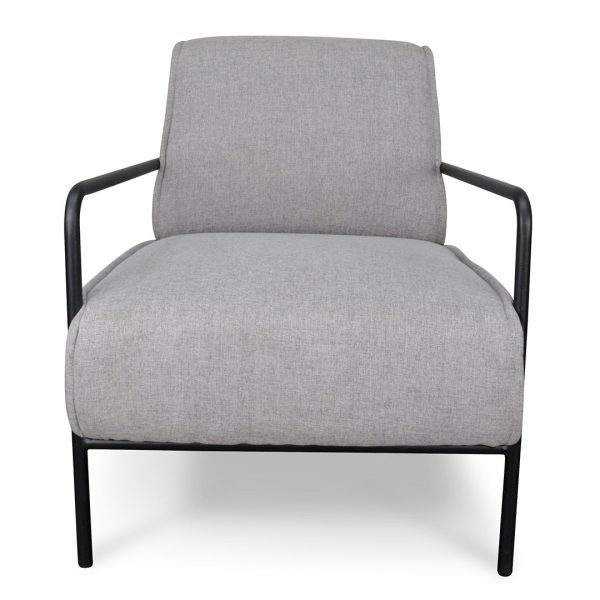 ROSIE Arm Chair - Light Grey - Image 2