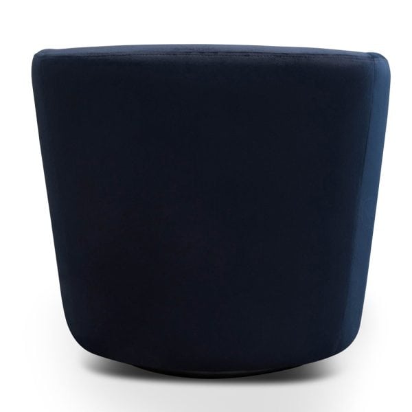 JOAQUIN Velvet Arm Chair - Navy - Image 5