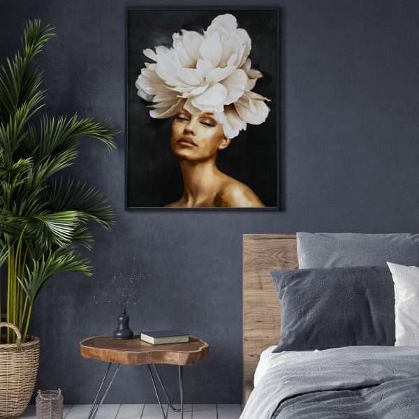 Female Dreaming Painting - 73x103cm - Image 2