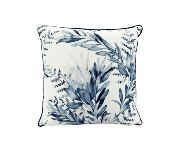 Watercolour Botany Velvet Cushion - 50 x 50