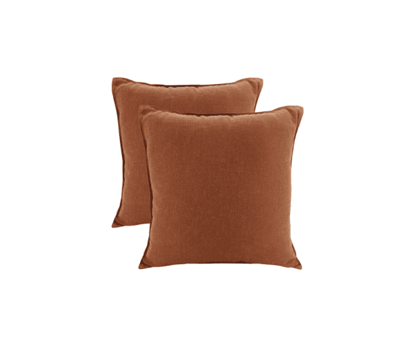 Lush Linen Cushion - Copper 45 x 45 - Image 2